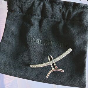 Blackhead jewelry rhinestone lip cuff